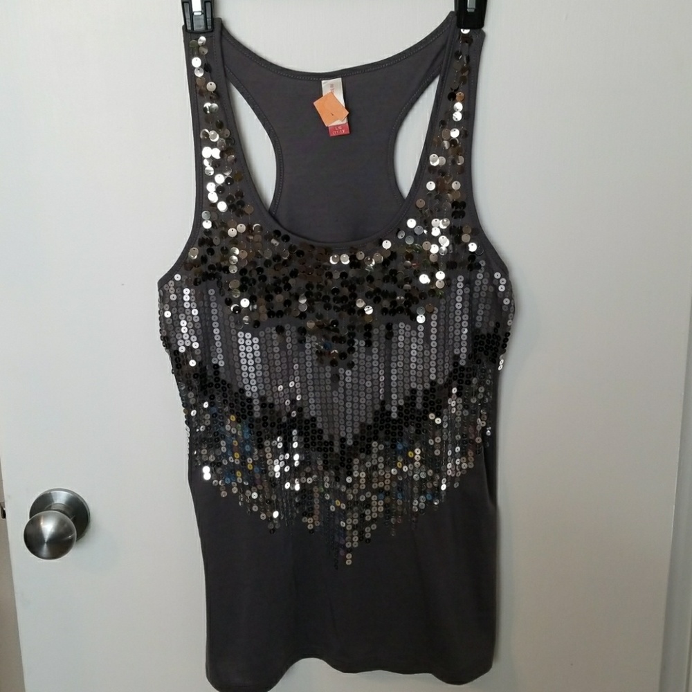No Boundries Sequin Top
